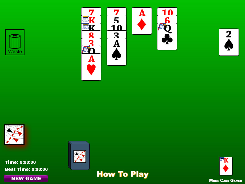 aces solitaire play cards games card ace