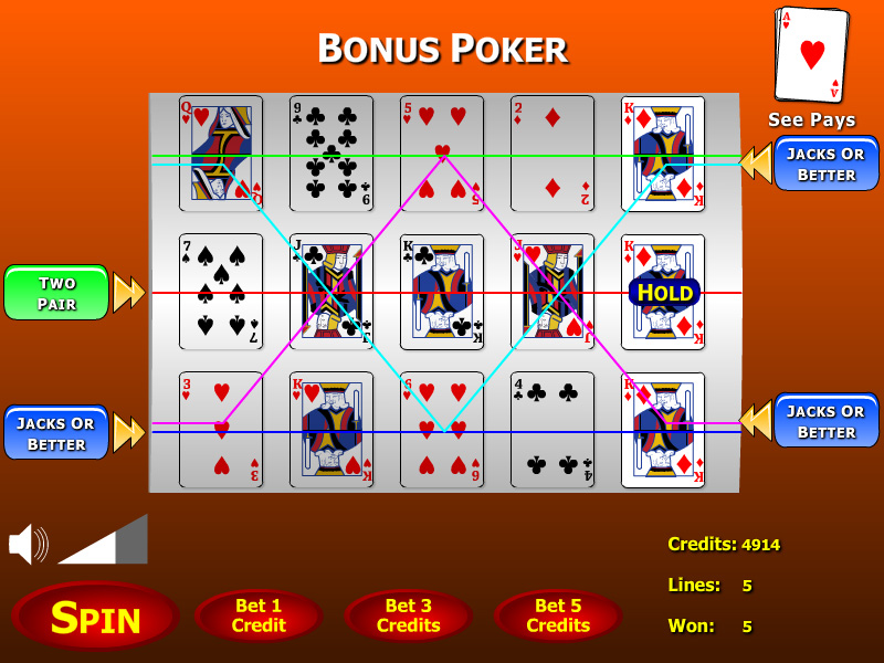 play video poker online free no download